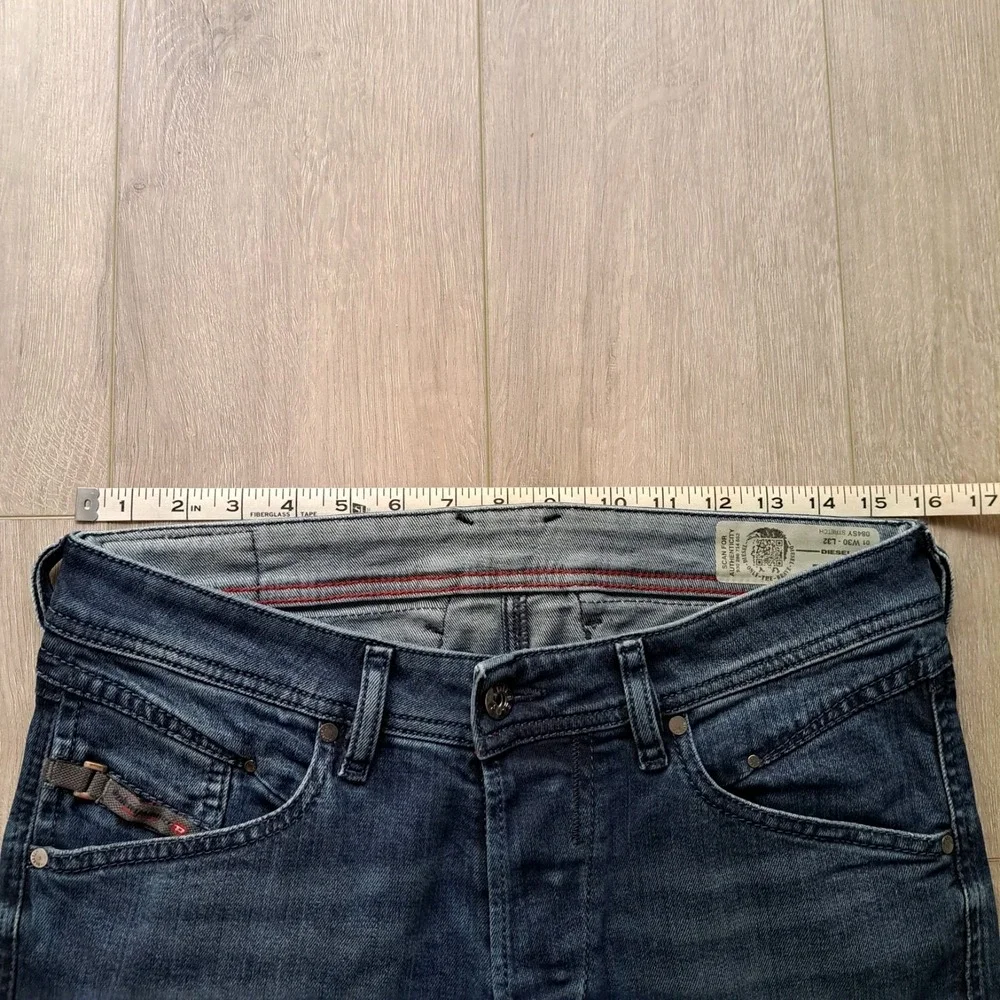 Diesel Belther Jeans Mens 32x32* Blue Regular Slim Tapered Stretch Wash 084SY